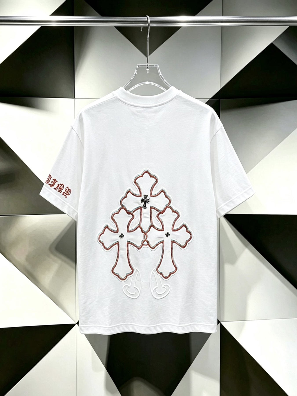 Chrome Hearts Clustered Cross Graphic T-Shirt ¡ª back