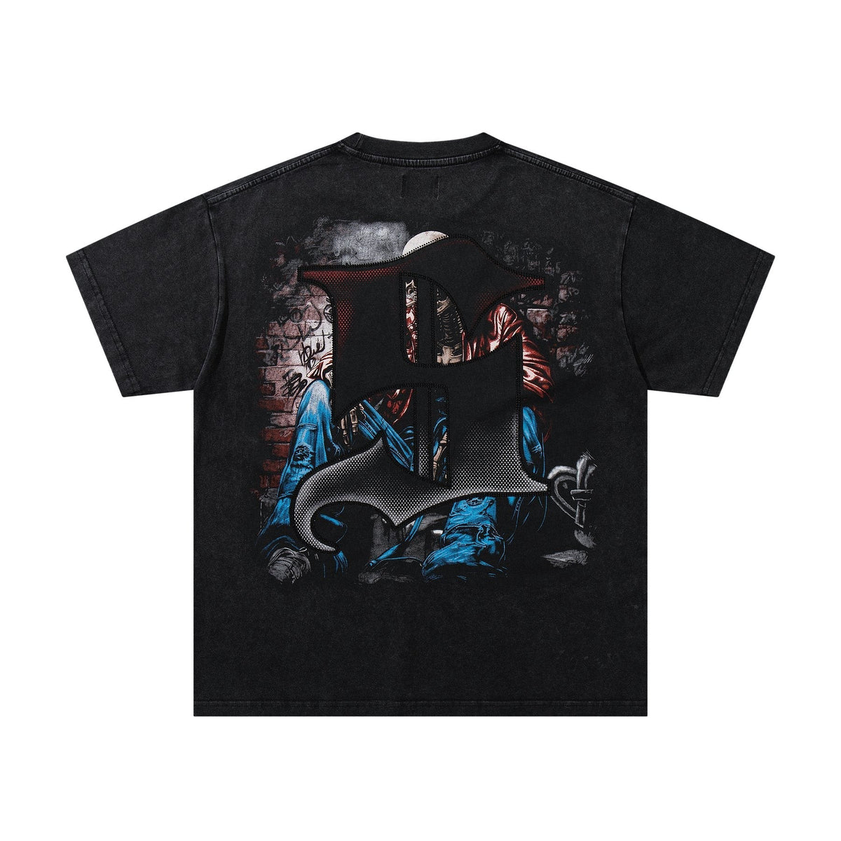 SUPPLY TEE Skeleton Graphic Short-Sleeve T-Shirt ¡ª back