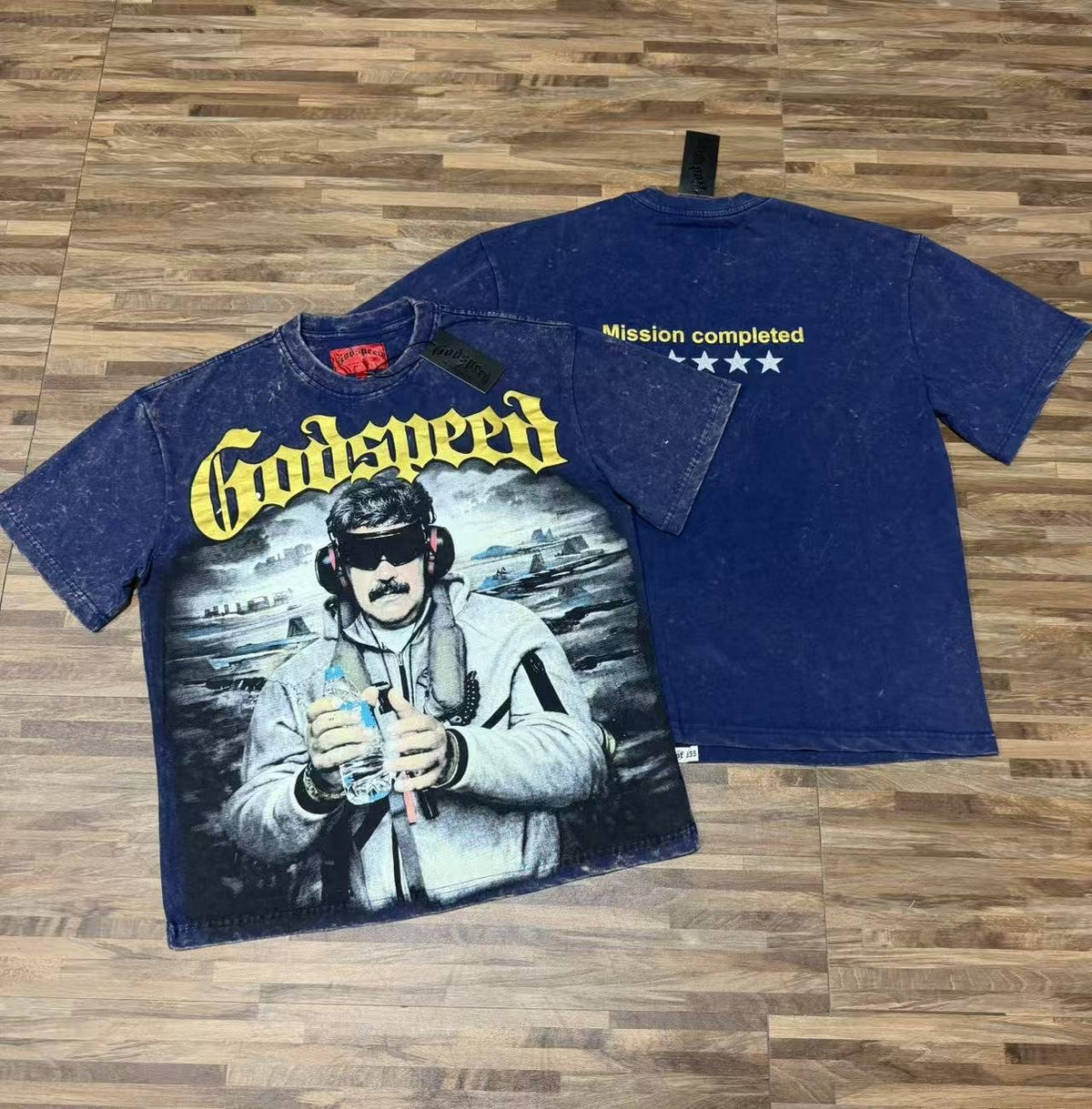 Godspeed Mission Completed Graphic T-Shirt ¡ª context