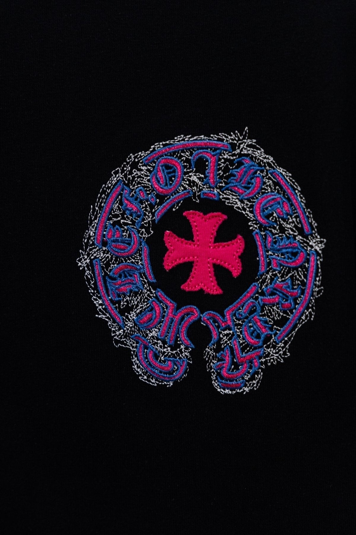 Chrome Hearts Circular Cross Floral Graphic T-Shirt ¡ª detail