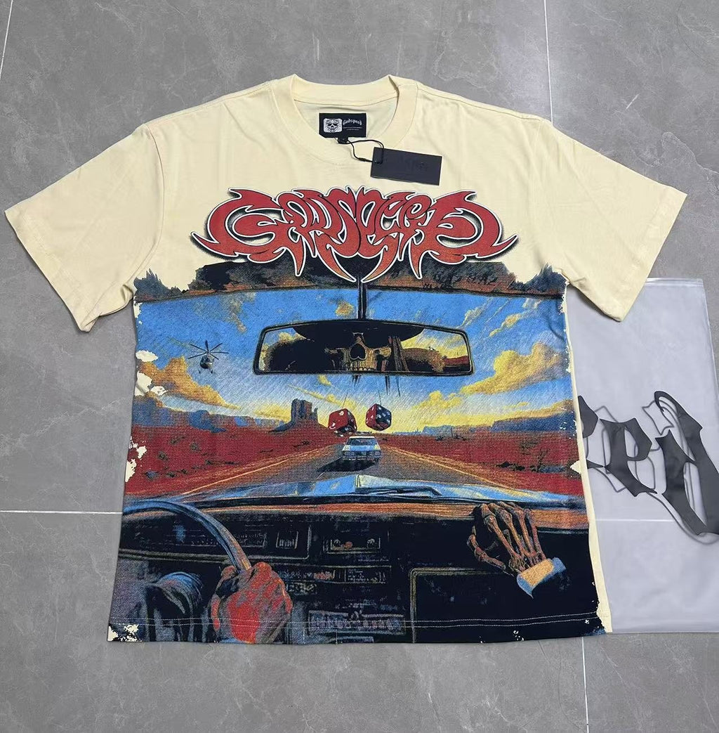 Godspeed Road Cockpit Graphic T-Shirt ¡ª front
