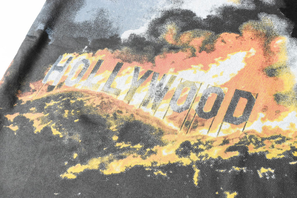 Godspeed Hollywood Fire Graphic T-Shirt ¡ª detail