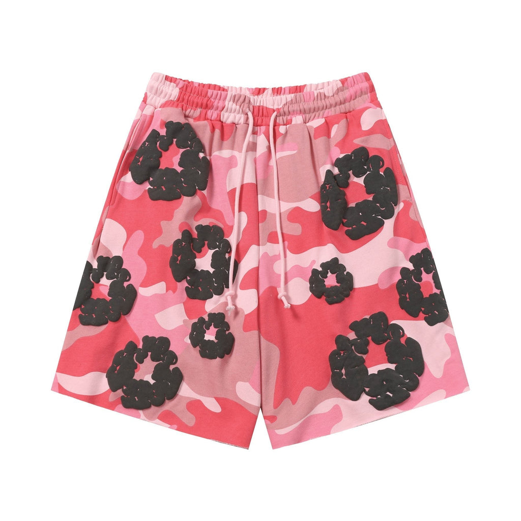 DENIM TEARS Cotton Flower Camo Short-Sleeve Set ¡ª front