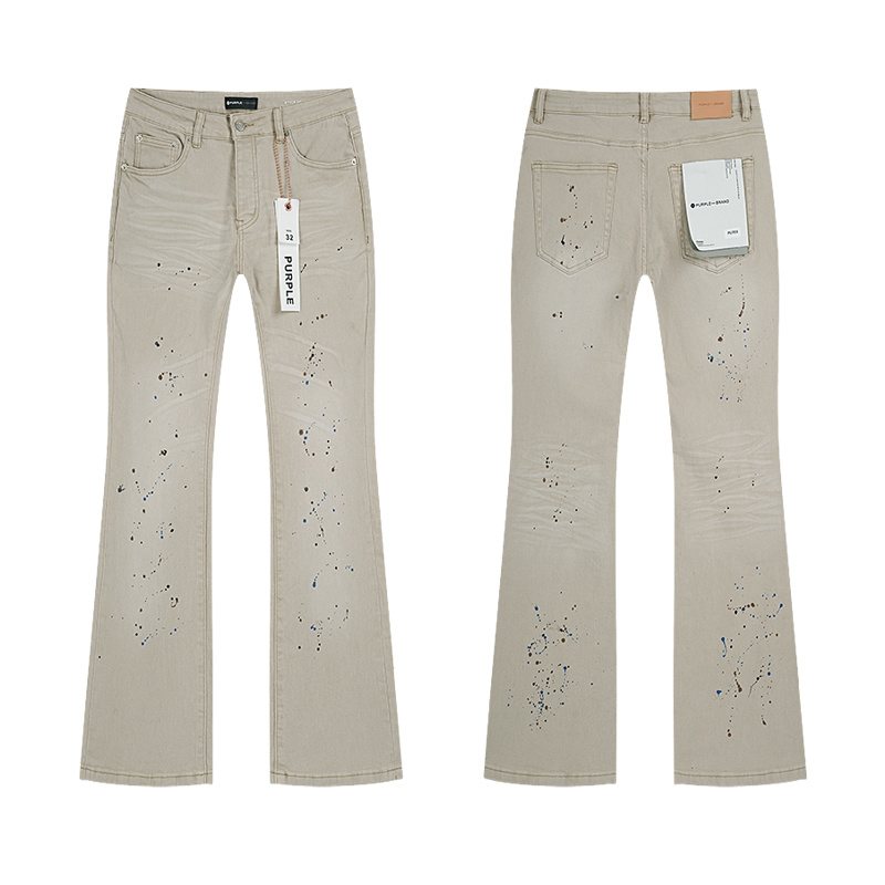 Purple Brand Paint-Splatter Denim Jeans ¡ª hero