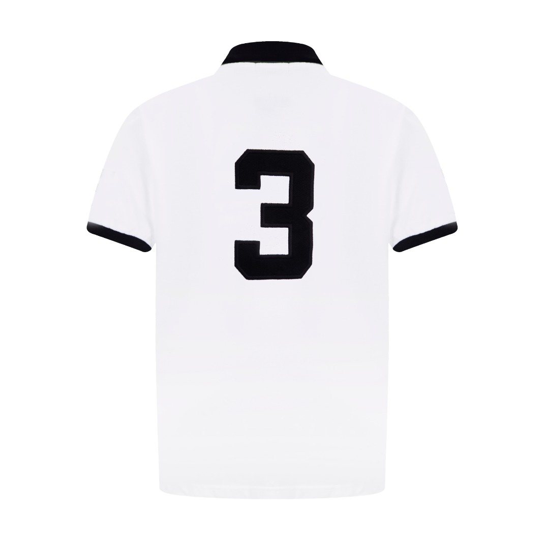 Test2-Ralph Lauren Los Angeles Contrast-Trim Polo Shirt ¡ª back