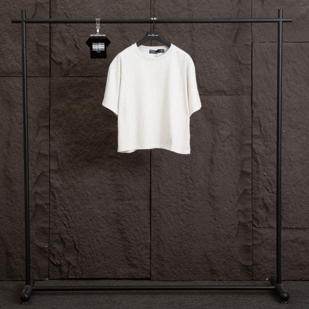 Test2-Ralph Lauren Embroidered Pony Oversized Drop-Shoulder T-Shirt ¡ª front