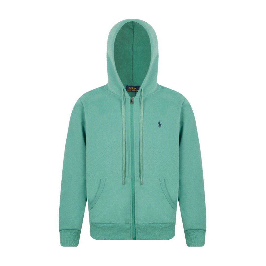 Test2-Ralph Lauren Brushed Cotton Full-Zip Hoodie ¡ª front
