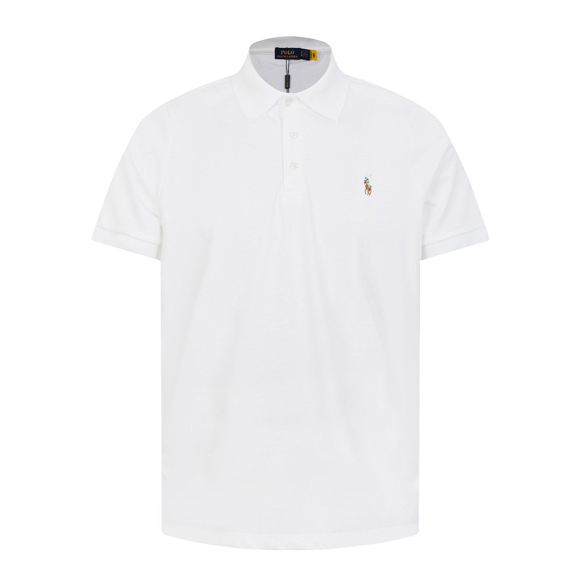 Test2-Ralph Lauren Three-Button Short-Sleeve Polo Shirt ¡ª front