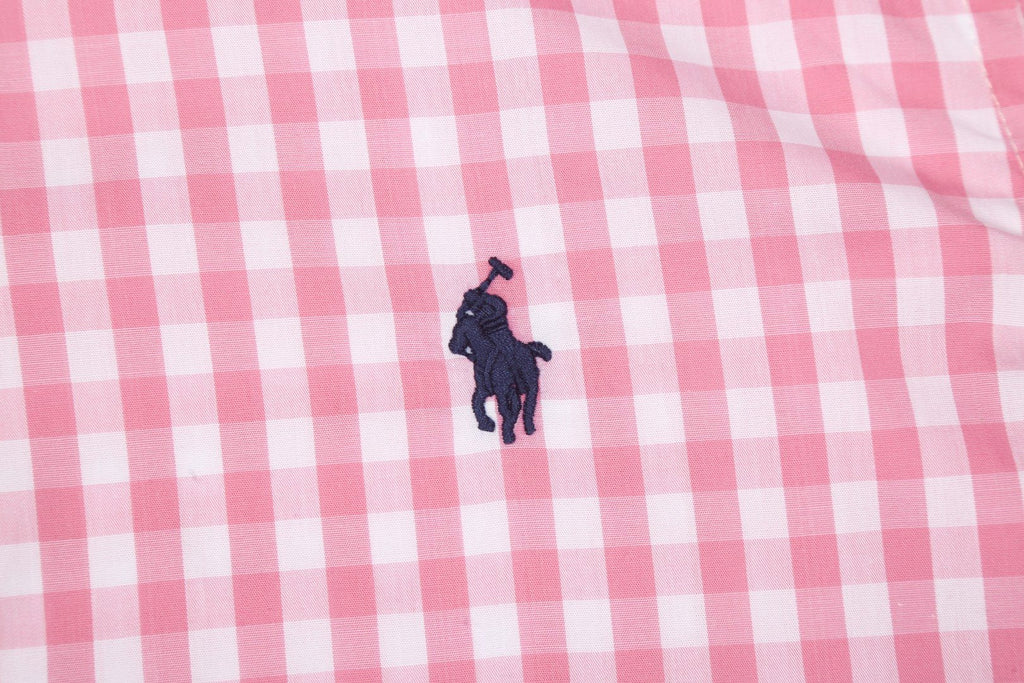 Test2-Ralph Lauren Gingham Short-Sleeve Button-Down Shirt ¡ª detail