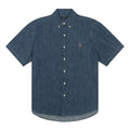 Test2-Ralph Lauren Slub Denim Short-Sleeve Button-Up Shirt ¡ª front