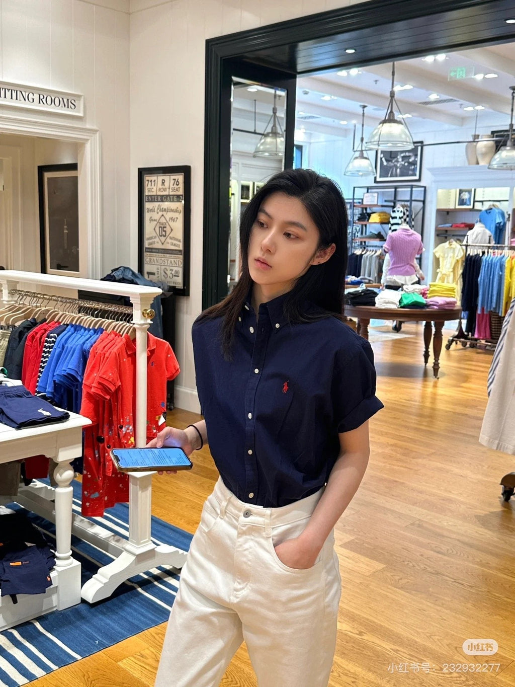 Test2-Ralph Lauren Oxford Short-Sleeve Button-Front Shirt ¡ª hero