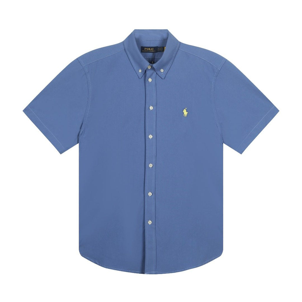 Test2-Ralph Lauren Oxford Short-Sleeve Button-Front Shirt ¡ª front