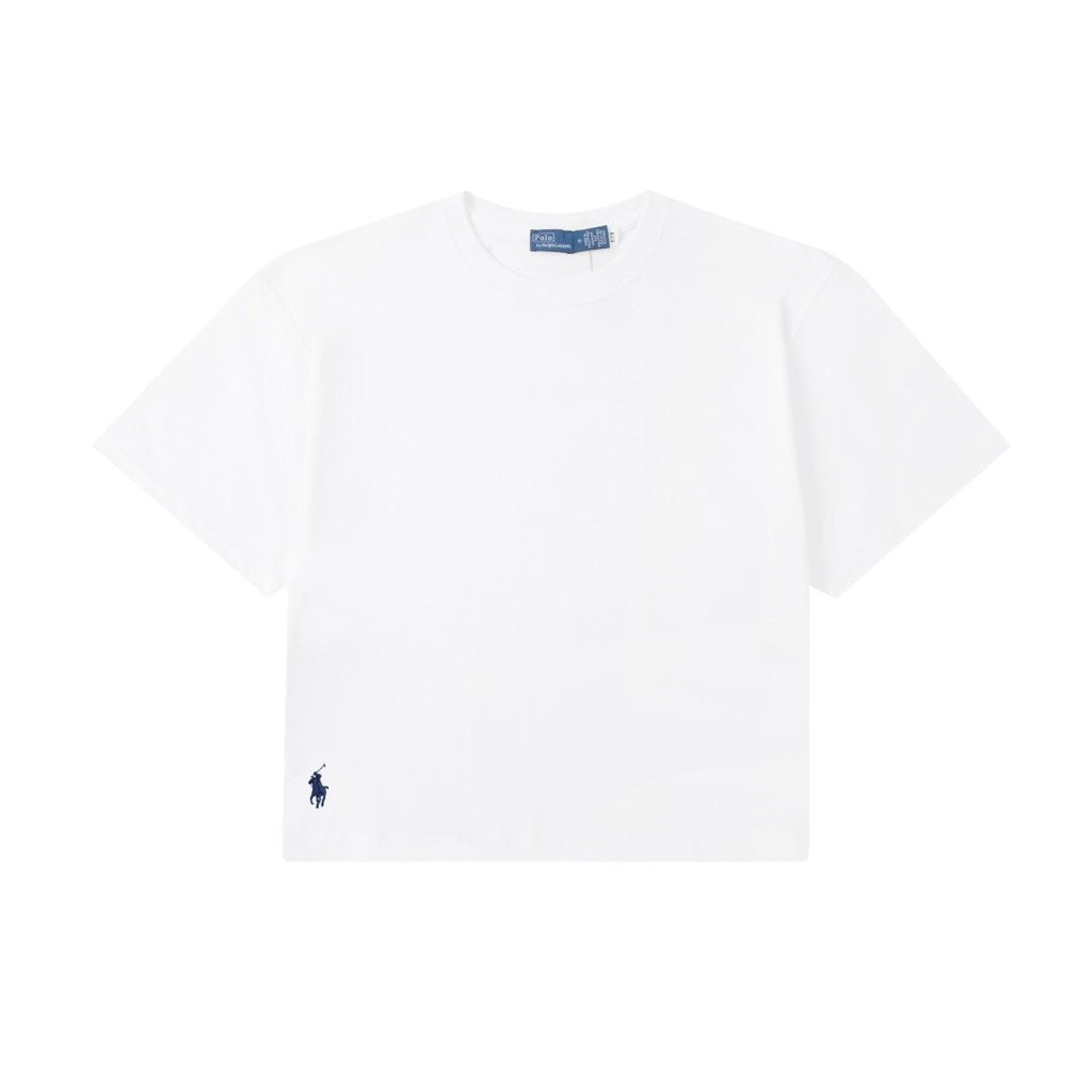 Test2-Ralph Lauren Women's Oversized Drop-Shoulder Pony Embroidered T-Shirt ¡ª front