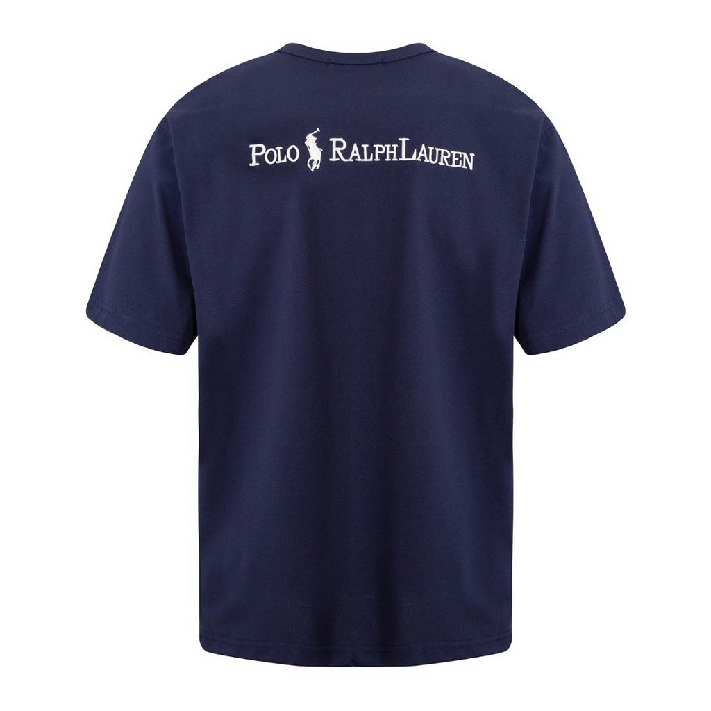 Test2-Ralph Lauren Embroidered Letter Relaxed Crewneck T-Shirt ¡ª front