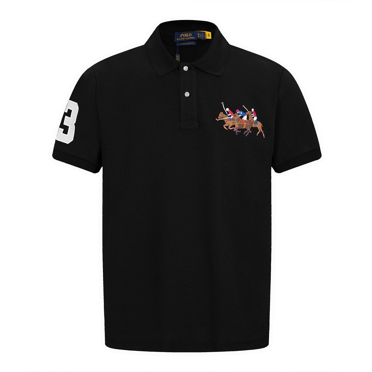 Test2-Ralph Lauren Embroidered Horse Short-Sleeve Polo Shirt ¡ª front