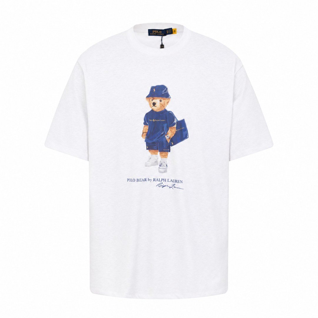 Test2-Ralph Lauren Polo Bear Graphic T-Shirt ¡ª front