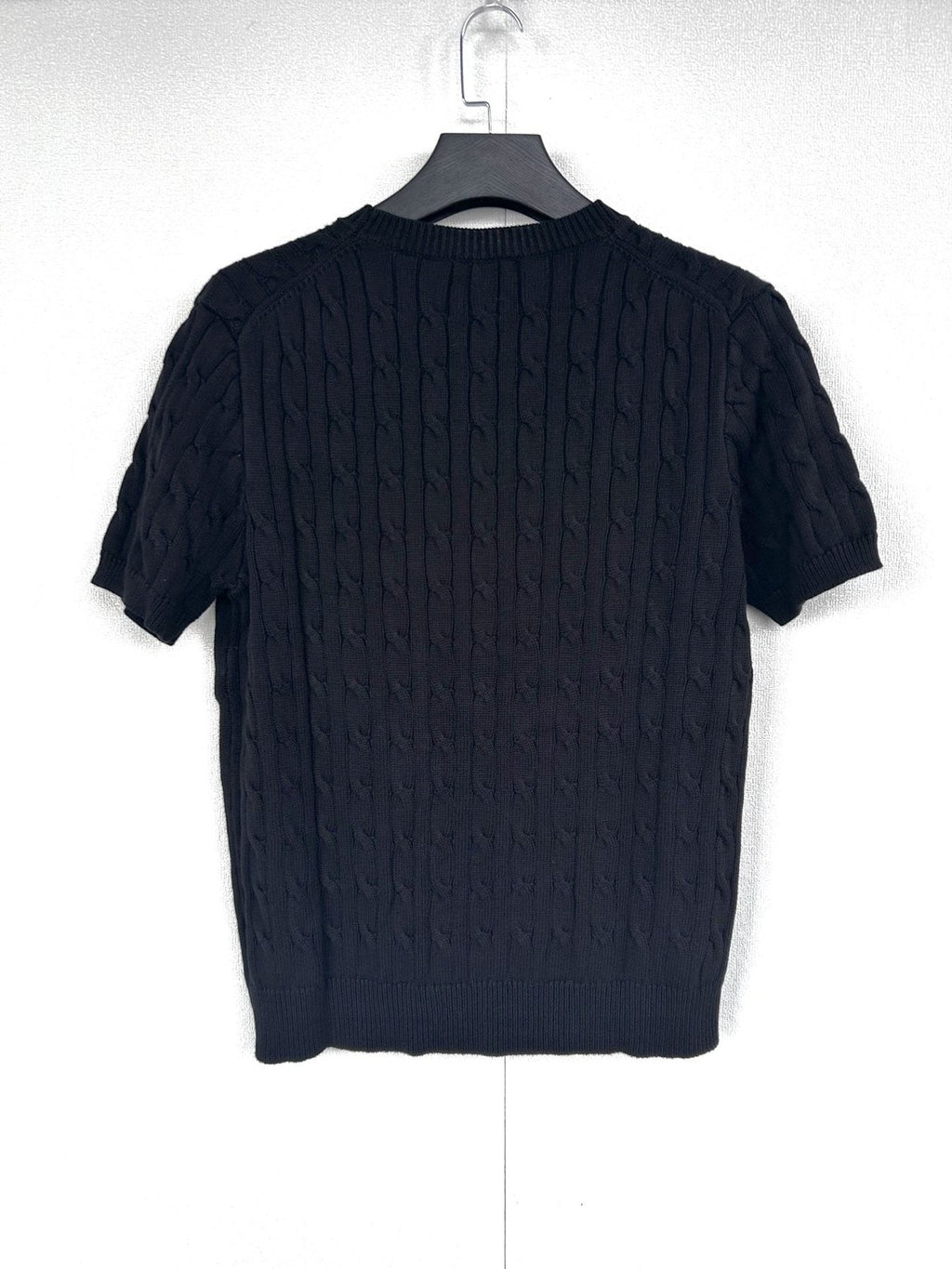 Test2-Ralph Lauren Short-Sleeve Cable-Knit Sweater ¡ª back