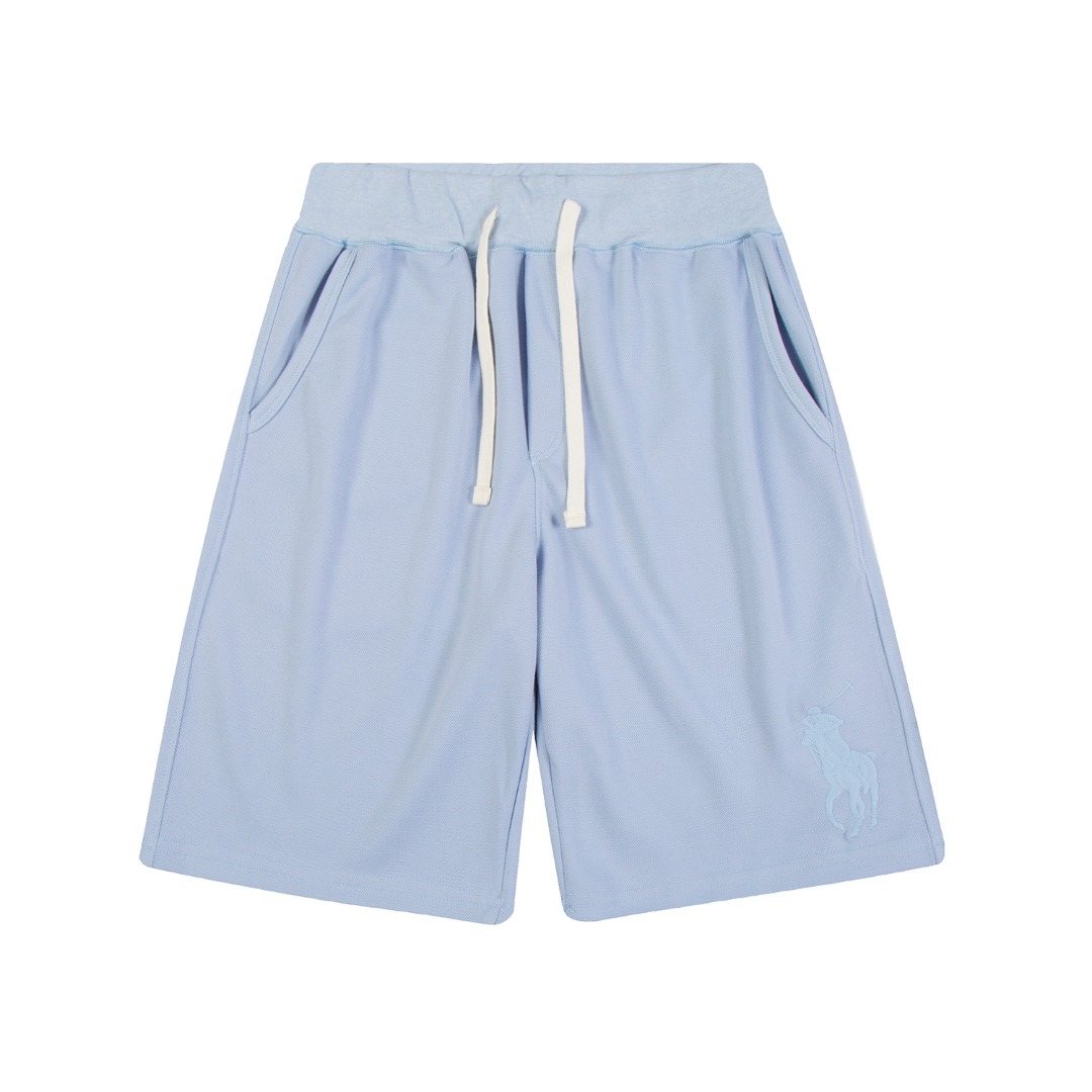 Test2-Ralph Lauren Big Pony Embroidered Drawstring Shorts ¡ª front